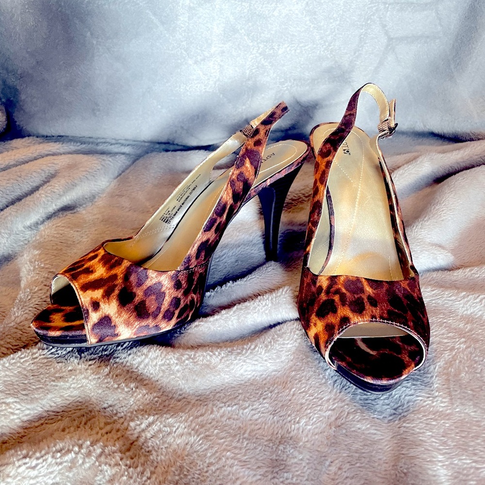 Brand New Leopard Print Heels